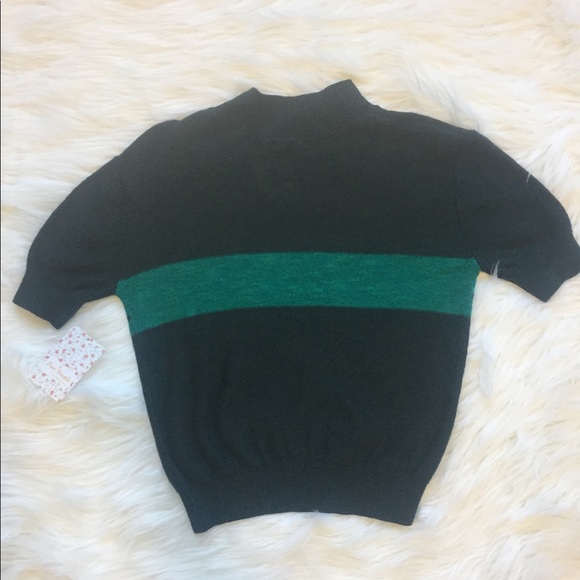 Free People “Way Back” Mock Striped Neck Sweater - Picture 5 of 5